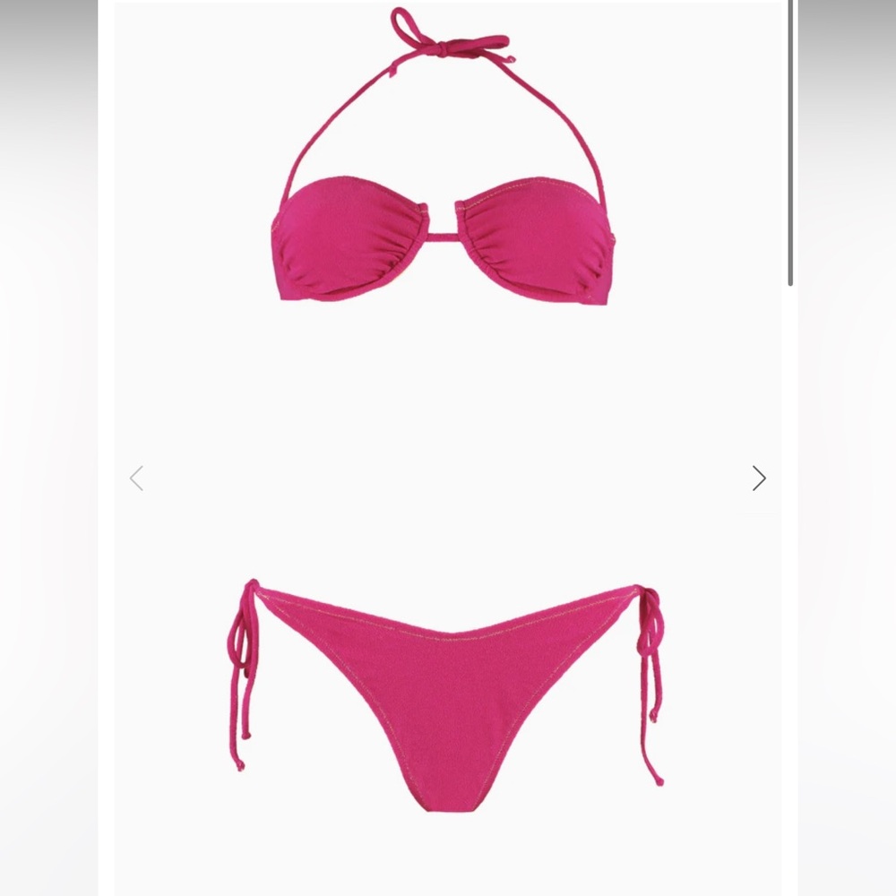 Reina Olga Penny Bikini Set in Pink/Fuscia